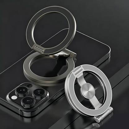 📱 LIMITED-TIME 50% OFF! ✨ Foldable Magnetic Phone Mount – Multi-Angle, Stable, Portable 🧲