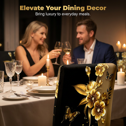 🪑 Stretch Dining Chair Covers – Instant Chair Makeover