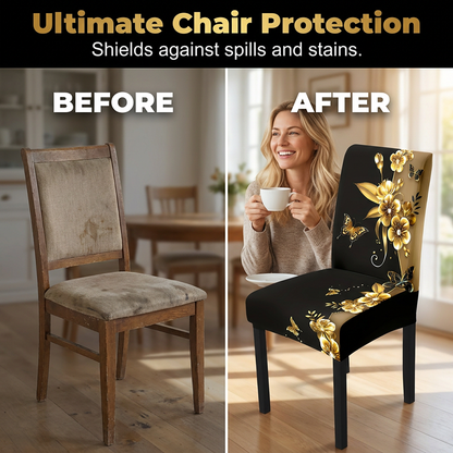 🪑 Stretch Dining Chair Covers – Instant Chair Makeover