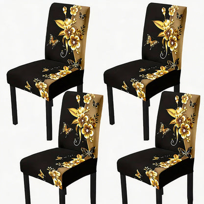 🪑 Stretch Dining Chair Covers – Instant Chair Makeover