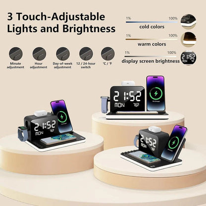 🔋 Charge Everything at Once – 7-in-1 Wireless Charging Station for iPhone, Watch & Earbuds. 50% Off. UK Stock