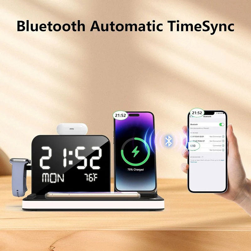 🔋 Charge Everything at Once – 7-in-1 Wireless Charging Station for iPhone, Watch & Earbuds. 50% Off. UK Stock
