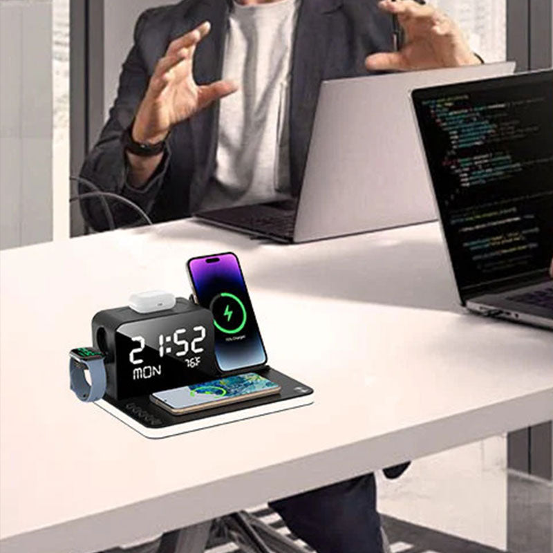 🔋 Charge Everything at Once – 7-in-1 Wireless Charging Station for iPhone, Watch & Earbuds. 50% Off. UK Stock