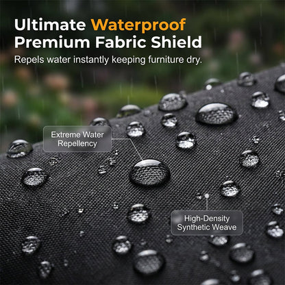 Protect Patio Furniture Instantly! Waterproof 210D Oxford Cover