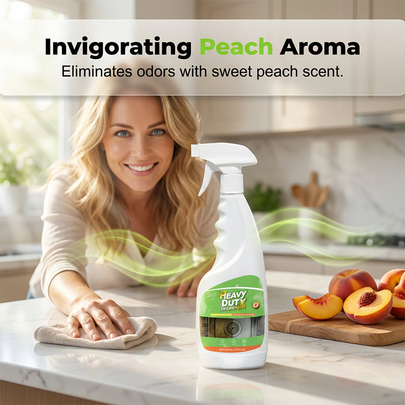 🏆 Heavy-Duty Kitchen Degreaser Spray – Fast Grease Remover 🍑