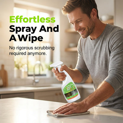 🏆 Heavy-Duty Kitchen Degreaser Spray – Fast Grease Remover 🍑