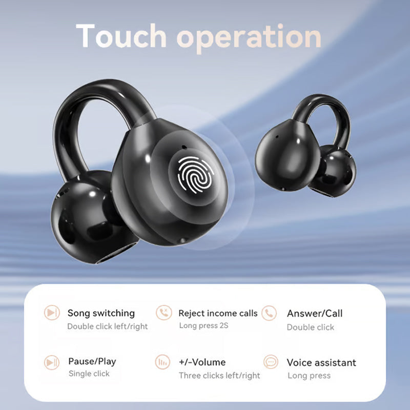 🎧Multifunctional, stylish Bluetooth clip-on earphones🎧
