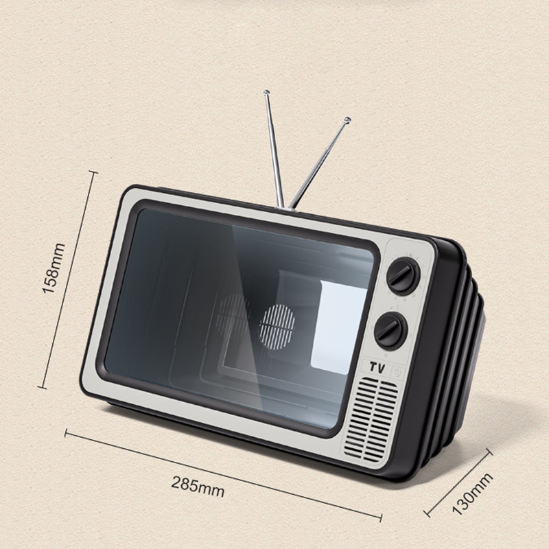 🎄LIMITED-TIME 50% OFF! 📺 Retro TV Phone Screen Magnifier – 1:1 HD Foldable, USB Powered, Portable – Watch Movies Anywhere – Fits Most Smartphones