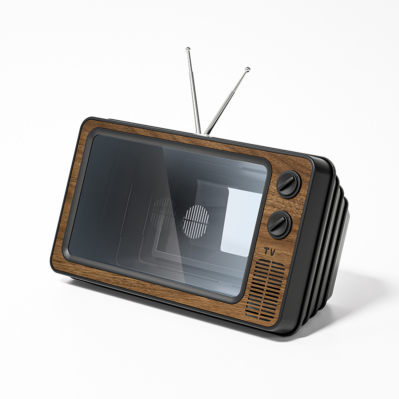 🎄LIMITED-TIME 50% OFF! 📺 Retro TV Phone Screen Magnifier – 1:1 HD Foldable, USB Powered, Portable – Watch Movies Anywhere – Fits Most Smartphones