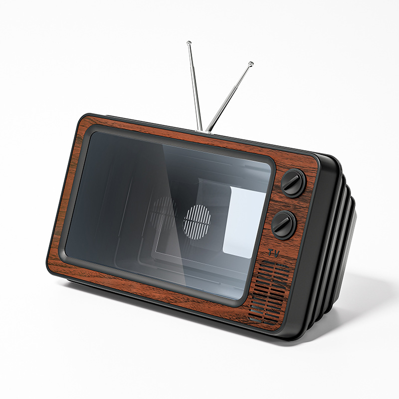 🎄LIMITED-TIME 50% OFF! 📺 Retro TV Phone Screen Magnifier – 1:1 HD Foldable, USB Powered, Portable – Watch Movies Anywhere – Fits Most Smartphones