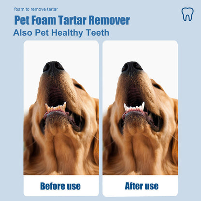 📢📢50% OFF !! ⏰Pet Oral Care Foaming Tartar Remover