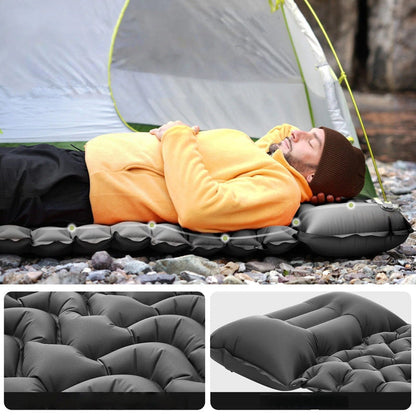 🍃 PROMO EXCEPTIONAL 50% OFF ! 🛏️ Matelas Gonflable Portable Léger – Pompe Intégrée au Pied, Oreiller Inclus & 10 cm d’Épaisseur – Confort Optimal pour le Camping et les Voyages ✅🎒
