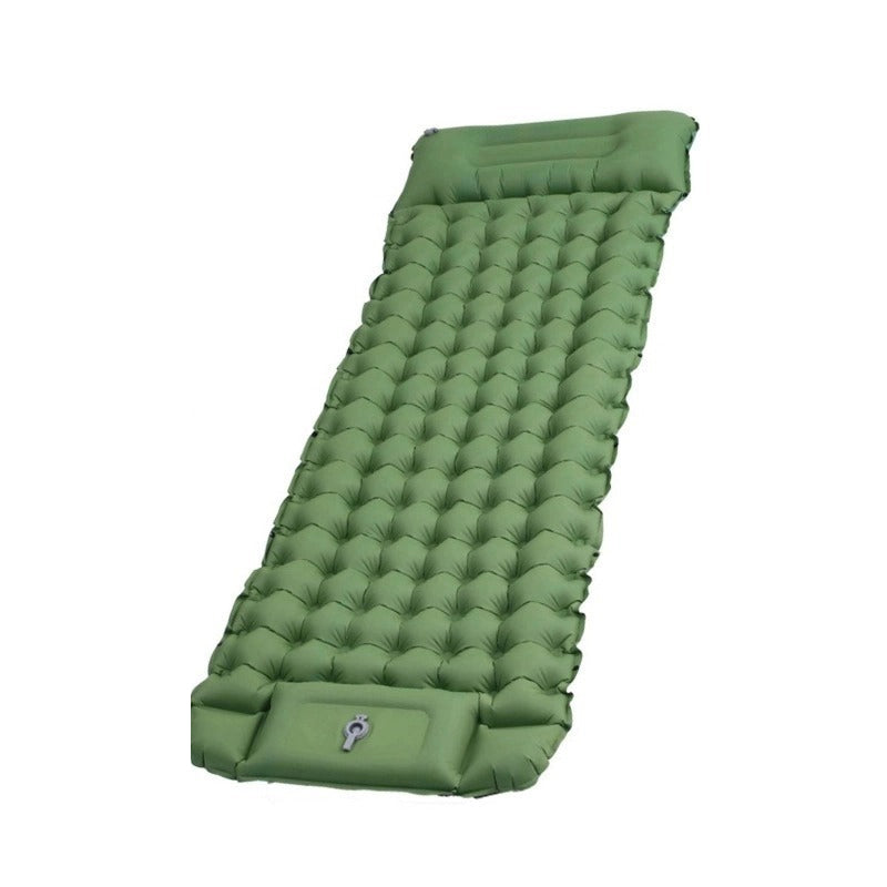 🍃 PROMO EXCEPTIONAL 50% OFF ! 🛏️ Matelas Gonflable Portable Léger – Pompe Intégrée au Pied, Oreiller Inclus & 10 cm d’Épaisseur – Confort Optimal pour le Camping et les Voyages ✅🎒