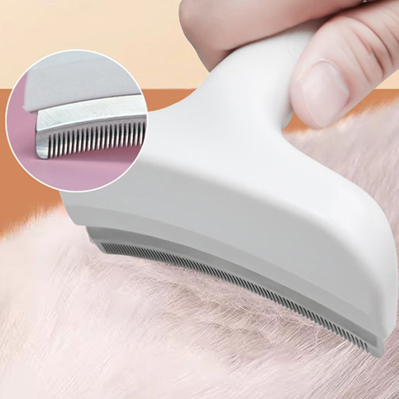 🐾 Efficient Pet Hair Removal Comb – Deep Grooming Tool for Loose & Shedding Fur