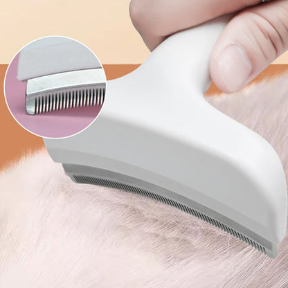 🐾 Efficient Pet Hair Removal Comb – Deep Grooming Tool for Loose & Shedding Fur