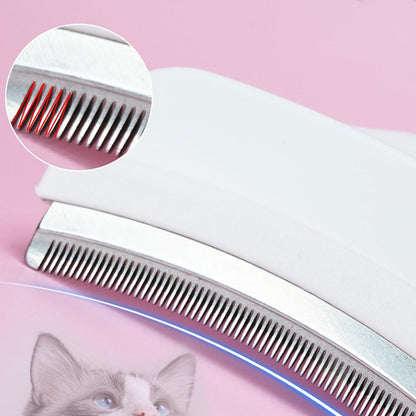 🐾 Efficient Pet Hair Removal Comb – Deep Grooming Tool for Loose & Shedding Fur