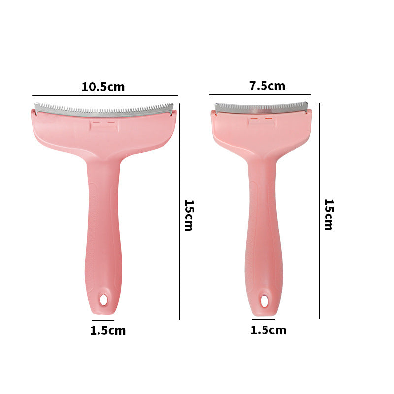 🐾 Efficient Pet Hair Removal Comb – Deep Grooming Tool for Loose & Shedding Fur