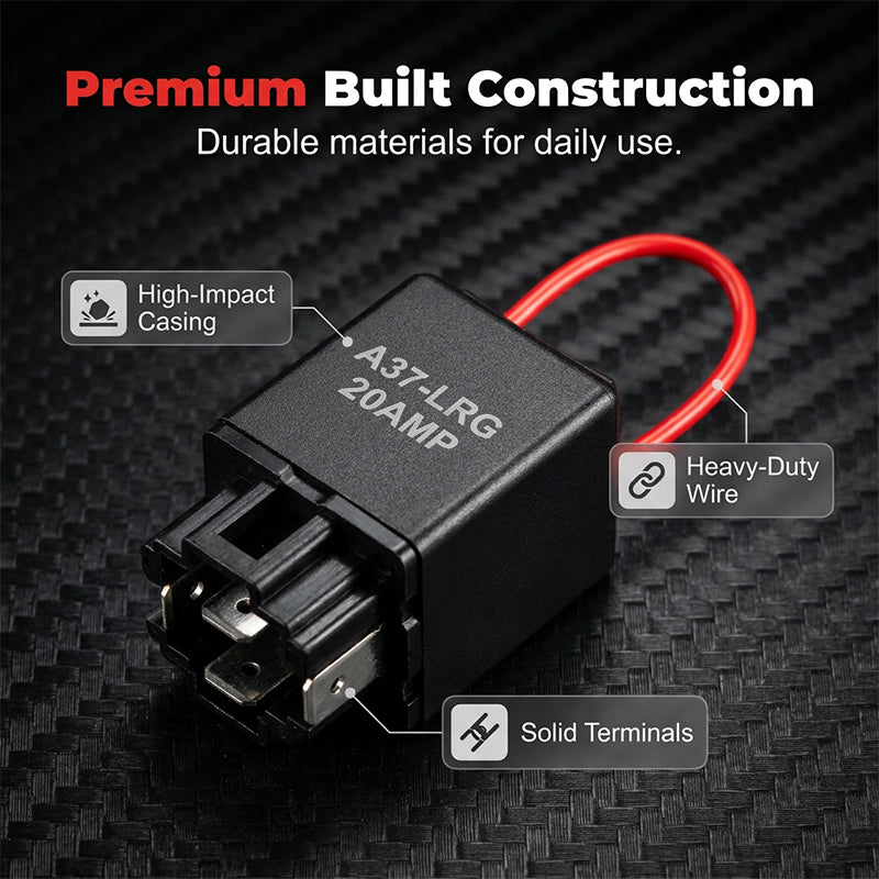 🔧 Automotive Relay Tester & Bypass Jumper Kit – 20A 12V Circuit Test Switch for Fuel Pumps, Fans & Motors