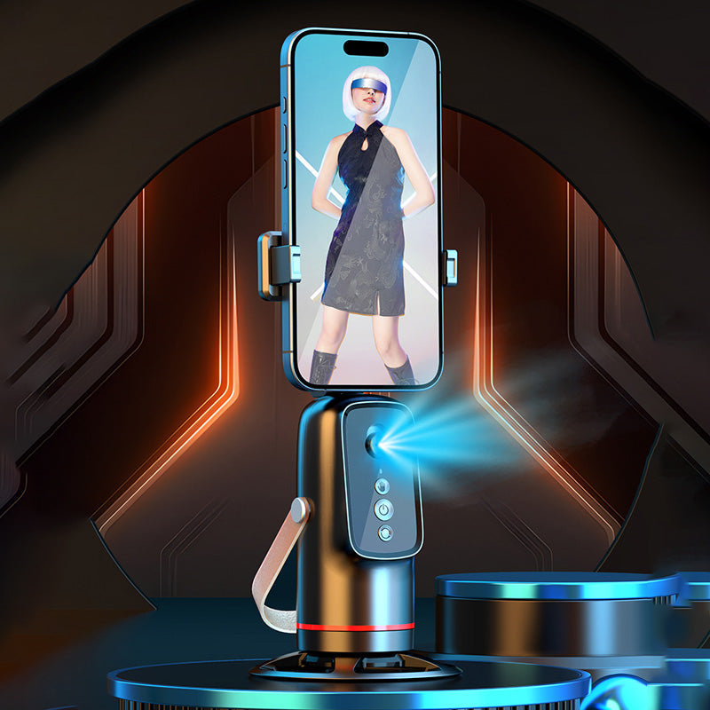 📱✨ Auto Face Tracking Phone Holder – Gesture Control & 360° Smart Tracking
