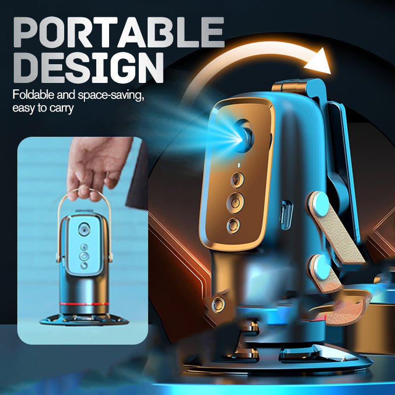📱✨ Auto Face Tracking Phone Holder – Gesture Control & 360° Smart Tracking