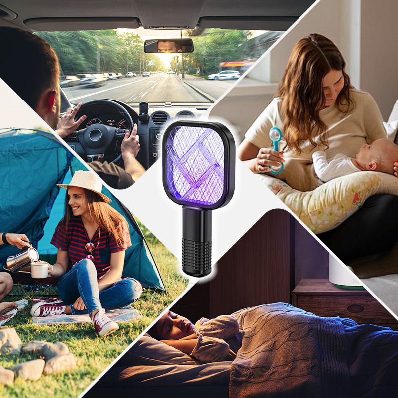 📢📢 50% OFF!! ⏰ Mini USB Electric Fly Swatter – Rechargeable, Powerful & Ideal for the Home 🏠