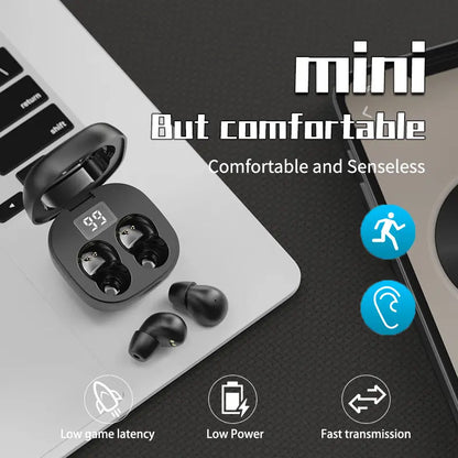 Mini Wireless Earbuds with LED Digital Display Case
