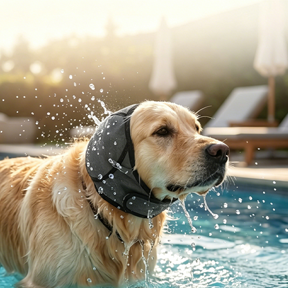 🐶No-Stress Waterproof Dog Ear Muff | Instantly Calm Anxious Dogs, Noise Cancelling Ear Cover for Fireworks & Thunder