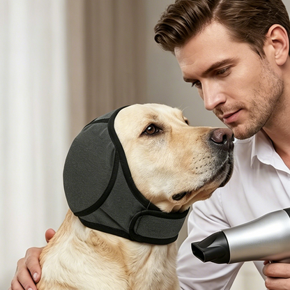 🐶No-Stress Waterproof Dog Ear Muff | Instantly Calm Anxious Dogs, Noise Cancelling Ear Cover for Fireworks & Thunder