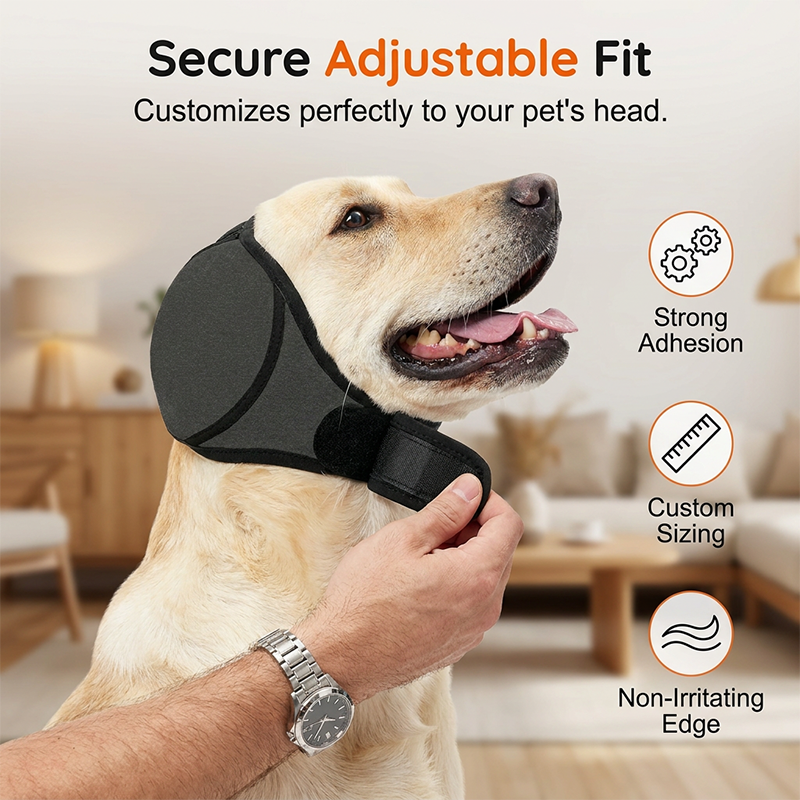 🐶No-Stress Waterproof Dog Ear Muff | Instantly Calm Anxious Dogs, Noise Cancelling Ear Cover for Fireworks & Thunder