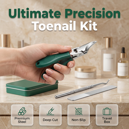 🦶 LIMITED‑TIME 50% OFF! ⚡ Heavy‑Duty 3‑Pcs Toenail Grooming Kit – Sharp, Ergonomic, Travel‑ready ✨