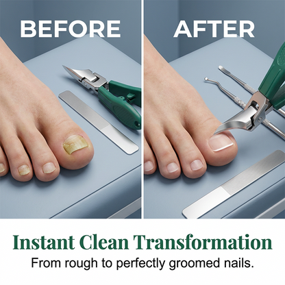 🦶 LIMITED‑TIME 50% OFF! ⚡ Heavy‑Duty 3‑Pcs Toenail Grooming Kit – Sharp, Ergonomic, Travel‑ready ✨