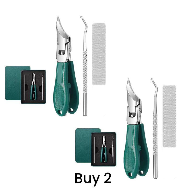 🦶 LIMITED‑TIME 50% OFF! ⚡ Heavy‑Duty 3‑Pcs Toenail Grooming Kit – Sharp, Ergonomic, Travel‑ready ✨