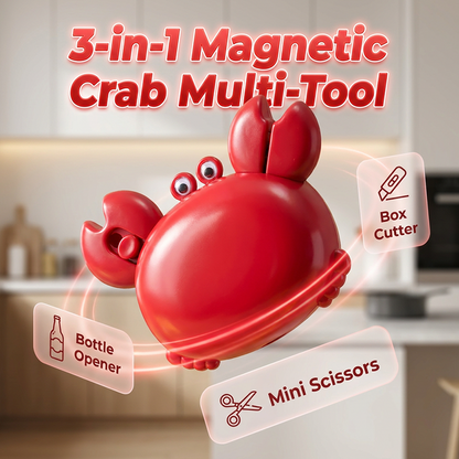 🦀 3-in-1 Crab Multi-Tool – Handy & Always Within Reach