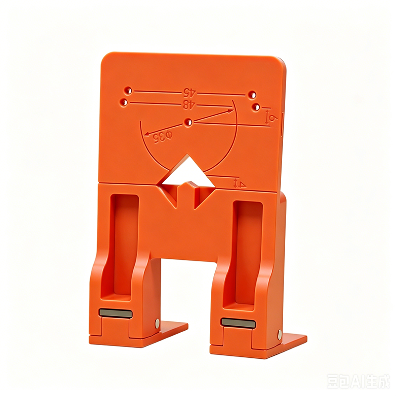 🔧 LIMITED-TIME 50% OFF! ✨ Cabinet Door Hinge Drilling Guide – Magnetic Clamp, Precise Alignment, 35mm 🪚