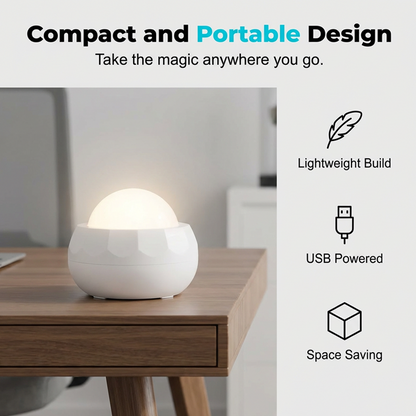 USB Water Ripple Atmosphere Lamp