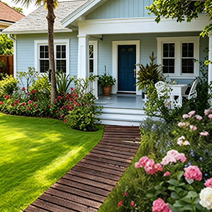 🏆LAST DAY SALE 50% OFF🔥Roll-Out Wooden Garden Pathway