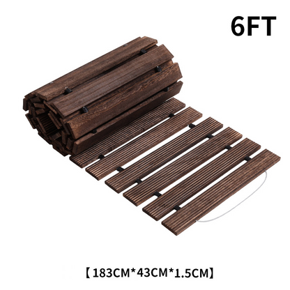 🏆LAST DAY SALE 50% OFF🔥Roll-Out Wooden Garden Pathway