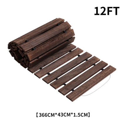 🏆LAST DAY SALE 50% OFF🔥Roll-Out Wooden Garden Pathway