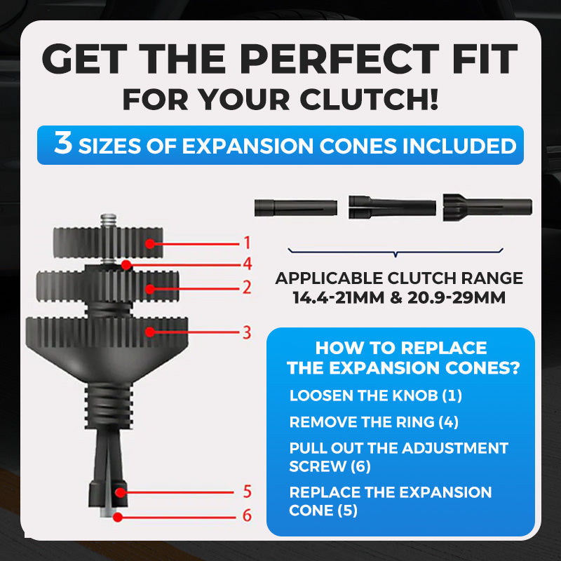 ⚙️ Single-Disc Clutch Alignment Tool