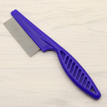 🐾 BUY 1 GET 1 FREE! 🛁 Multifunctional Pet Grooming Comb – Fine stainless steel needles – Removes tear stains, fleas & tangles – gentle on skin, effective for cats and dogs ✨🐶