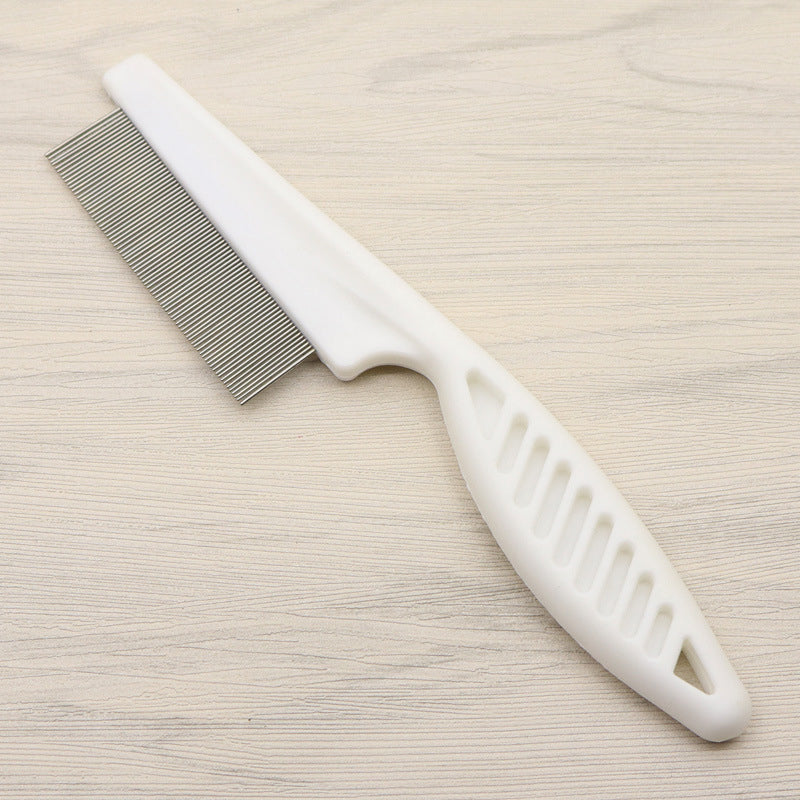 🐾 BUY 1 GET 1 FREE! 🛁 Multifunctional Pet Grooming Comb – Fine stainless steel needles – Removes tear stains, fleas & tangles – gentle on skin, effective for cats and dogs ✨🐶