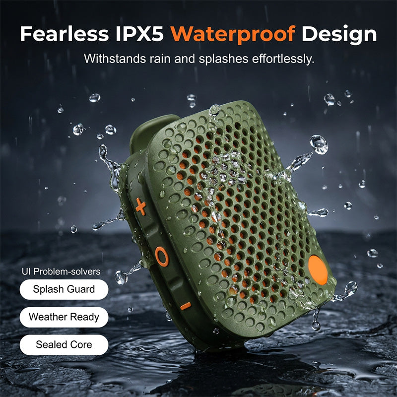 🔊 50% OFF! ✨ Portable Bluetooth Speaker – TWS Stereo, IPX5 Waterproof, Punchy Bass 🎵
