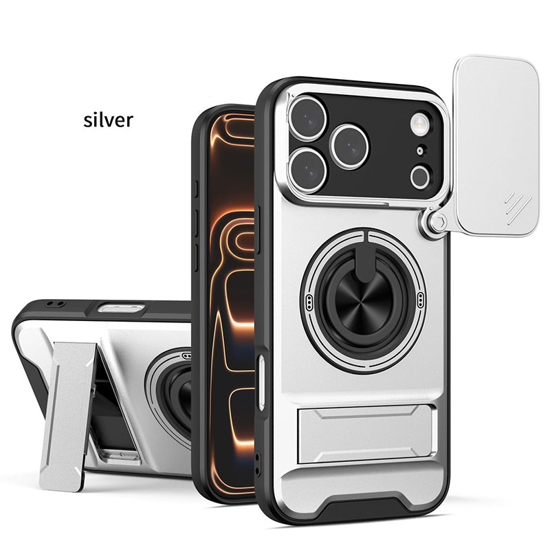 4-in-1 Military-Grade Case – Camera Slider & MagSafe Ring 🛡️📷🔄🧲