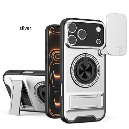 4-in-1 Military-Grade Case – Camera Slider & MagSafe Ring 🛡️📷🔄🧲