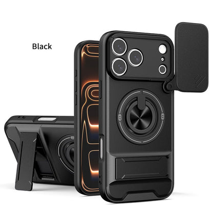 4-in-1 Military-Grade Case – Camera Slider & MagSafe Ring 🛡️📷🔄🧲
