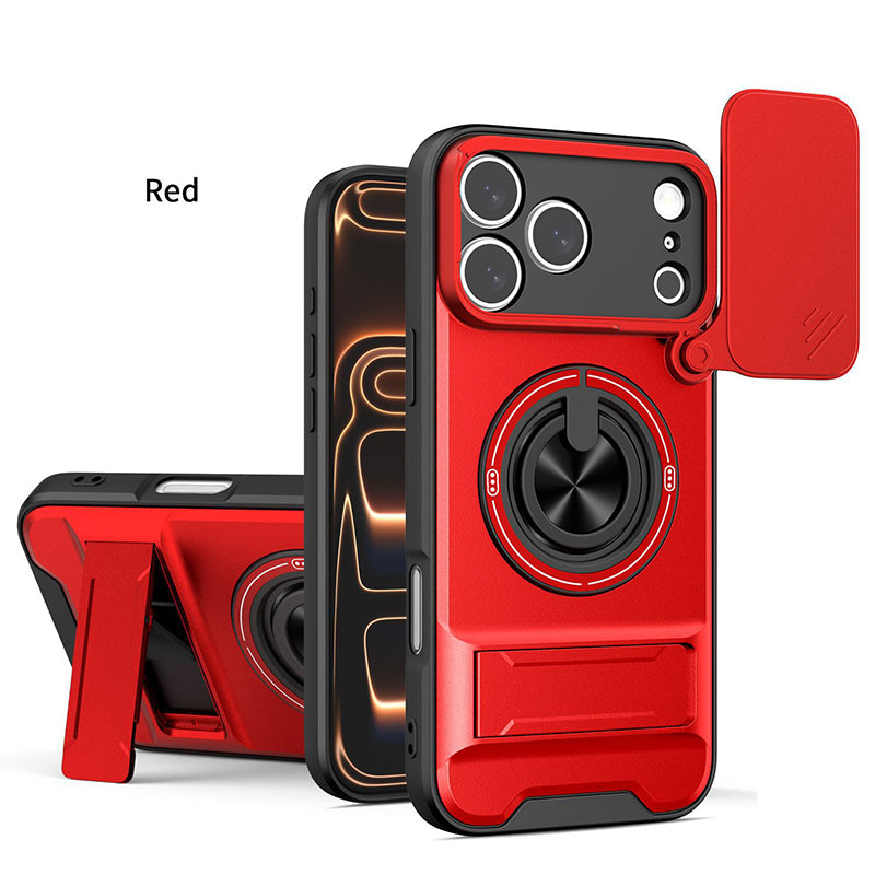 4-in-1 Military-Grade Case – Camera Slider & MagSafe Ring 🛡️📷🔄🧲