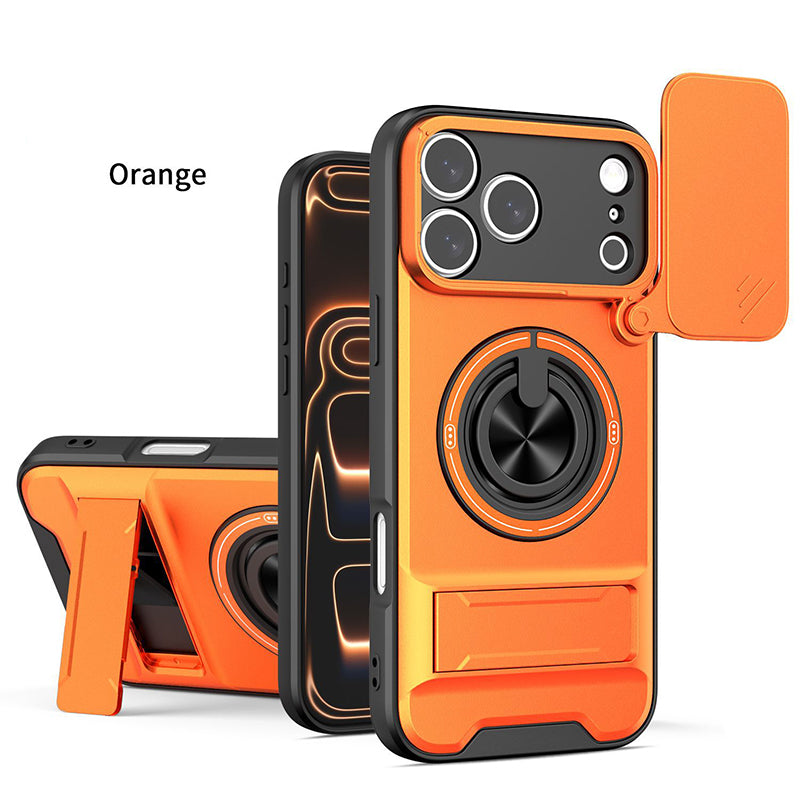 4-in-1 Military-Grade Case – Camera Slider & MagSafe Ring 🛡️📷🔄🧲