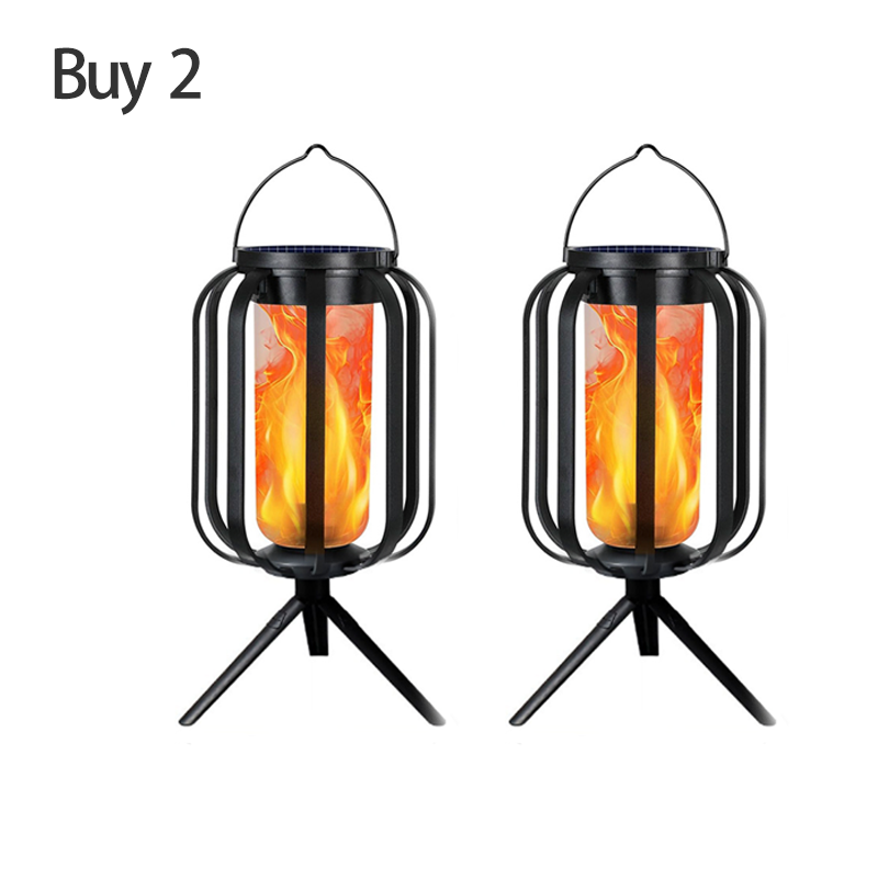 🏮☀️ Solar Flickering Flame Lantern – Waterproof & auto-on – Realistic warm glow, perfect for patios, gardens or pathways – no wiring needed 🌙