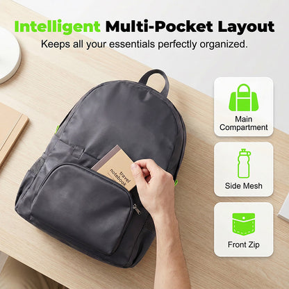 🎒 ✨Foldable Convertible Backpack Tote 3-in-1 Travel Bag – Backpack, Bag & Shoulder Bag in one – compact, versatile & perfect for travel, everyday life & work