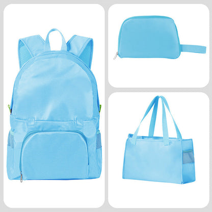 🎒 ✨Foldable Convertible Backpack Tote 3-in-1 Travel Bag – Backpack, Bag & Shoulder Bag in one – compact, versatile & perfect for travel, everyday life & work